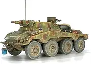 Mini Art 53001 1:35 Sd.Kfz.234/3 Black Tank Stub – Faithful Replica, Model Building, Plastic Kit, Crafts, Hobby, Gluing, Model Kit, Assembly, Unpainted