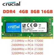 Crucial DDR4 4GB 8GB 16GB 3200 2400 2666 Memory SO-DIMM Laptop Memory