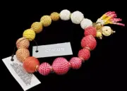 Chico's Warm Multi Thread Bead Bracelet W Seed Bead Tassel Accent MSRP $39.50