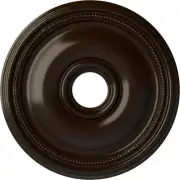 Ekena Millwork Ceiling Medallions 18.125" Circle Polyurethane Paintable Orange