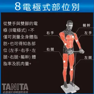 【TANITA】日本製十合一八點式體組成計BC-545N (體脂率、內臟脂肪、肌肉量、基礎代謝、體內年齡、BMI)