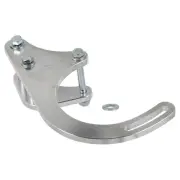 Powermaster Alternator Bracket 898; Low Mount, Polished, SWP, Denso for SBC