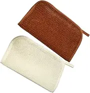 LOORGVEL 2Pcs African Exfoliating Bath Net Sponge Multi Functional Shower Towel for Back Scrubbing Body Exfoliation and Skin Cleansing Durable Foaming Design for Smooth Skin