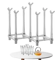 Water Bottle Drying Rack - Bottle Drying Rack - Drinking Glass Bottle Drainer Stand, Adjustable Reusable Rack with Non-Slip Bottom for- Insulated Water Bottles for Mugs
