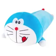 80cm Stuffed Sofa Cushion Anime Doll Cute Cartoon Stand Doraemon Big Plush D