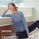 【STL】現貨 韓國 UNION LS 女 運動機能 快乾 輕薄 圓領 長袖 上衣 T恤 抗菌 快乾(CottonBlue棉花霧藍)