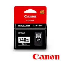 在飛比找Yahoo奇摩購物中心優惠-Canon PG-740XL 原廠黑色高容量墨水匣