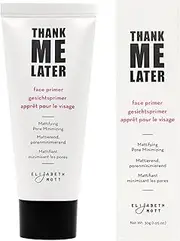 Elizabeth Mott Matte Makeup Base Primer for Face: Thank Me Later Face Primer for Oily Skin - Pore Minimizer, Shine Control Make Up Primer to Hide Wrinkles and Fine Lines - Cruelty Free Cosmetics - 30g