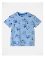 [Milkshake] Printed T-Shirt in Light Blue