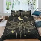 3D Print Comforter Cover Bedding 3 Pcs Set Boho Duvet Cover Double（200x200cm）