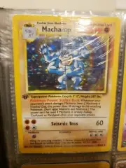 Wizards of the Coast Machamp 8/102 Pokemon Base Set 1st Edition Holofoil Card