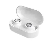 TW60 Bluetooth Headset Wireless Earbud Touch Bluetooth Sports Headphone Wireless Bluetooth Headset with Charging Box-WHITE