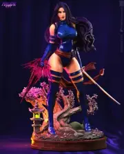Psylocke Statue 3D Print Unpainted/Unassembled