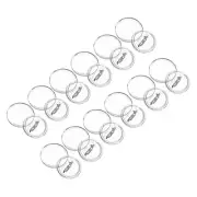 1.46" Acrylic Button Pin Badge, 12 Set Round Pin Blank Buttons Badges Kit