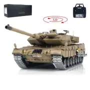 TD 1:16 RC Tank Leopard2A7 Remote Control Infrared Battle & BB Tank Metal Wheel