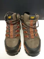 Men's Steel Toe Boots Caterpillar Utilize WP Alloy P91054 BitterChocolate Brown