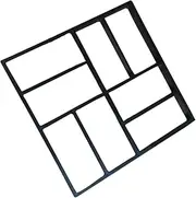 BESPORTBLE DIY Concrete Cement Mould 8-Grid Stepping Stone Mould Garden Path Maker Pavement Mold