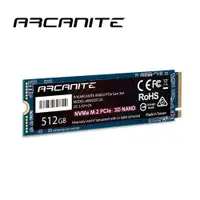 在飛比找蝦皮商城優惠-(福利品)ARKAINE 512GB NVMe M.2 22