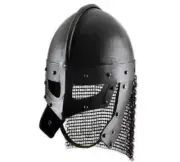 Medieval Viking Raven Helmet Chain Mail Battle Ready Armor Helmet