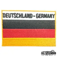 在飛比找樂天市場購物網優惠-德國 Germany 全繡 布繡 國旗 圖案貼 3D 熨斗貼