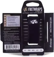 Silenciador De Cuerdas S7G Fretwraps, Paquete De 1 Negro Mediano Fw-1Pk-S7G-Md