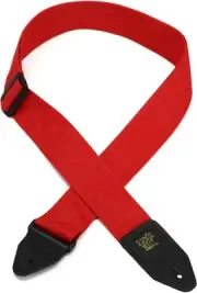 Ernie Ball 2-inch Polypro Strap - Red (5-pack) Bundle