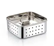 Square Shape Stainless Steel Paneer/Tofu Press Mould Maker (450 ML)