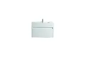 Belbagno Alexandra Wall Hung Bathroom Vanity In Gloss White Bathroom Sinks