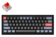 Keychron V4 60% RGB Keychron K Red Fully Assembled Hot-Swappable QMK Custom Mechanical Keyboard Carbon Black