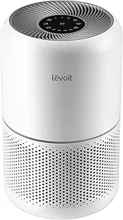 LEVOIT Core 300 Air Purifier for Bedroom & Home, Quiet HEPA H13 Filter Cleaner for Dust, Smoke, Pet Hair, Covers 40m², Timer, Sleep Mode, Ozone-Free, White