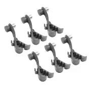 6pcs Shockproof Microphone Drum Rim Clip Tom Snare Mount Mic Clamps Holder New