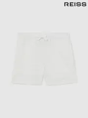 Reiss White Marko 13-14 yrs SmileyWorld | Reiss Wave Texture Shorts (W58381) | $80