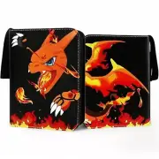 Pokemon 4 Pocket 440 Cards 55 Removable Sleeves TCG Dragon Card Binder Charizard