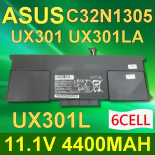 ASUS 6芯 C32N1305 電池 C32NI305 Asus ZenBook UX301 UX301L UX301LA