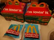 Mcdonalds Cactus Plant Flea Market Adult Happy Meal 2022 Birdie Cactus Buddy