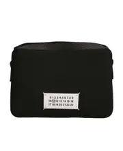 Maison Margiela Panelled Drawstring Shoulder Bag One size black