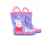 Peppa Pig Girls Wellington Boots with Handles (Blue)