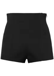 Khaite Lennman Satin-crepe Shorts - Black - 6 (UK10 / S) 6 (UK10 / S)