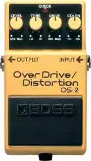 BOSS OverDrive Distortion OS-2 Guitar Effects Pedal