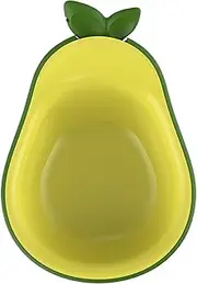 Kitten Food Bowl - Avocado Shape Feeder | High-Legged Pet Feeder | Small Fruit Cat Bowl | Supplies for Eating and Drinking Multi-pet Use Indoor Outdoor Floor Apartment Home Vacation Crate