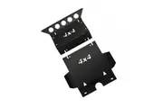 3mm Matte Black Bash Plate Sump Guard for Toyota Hilux N70 SR SR5 2005-2015 Underbody