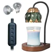 Candle Warmer Lamp - Electric Candle Lamps Timer, Compatible with All Jar Can...