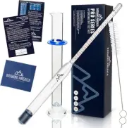 Brewing Hydrometer Alcohol Tester Kit: USA-Made Beer & Wine American-Made...
