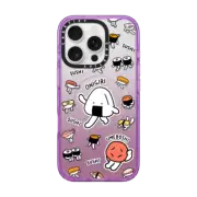 iPhone 16 Pro Impact Case MagSafe Compatible Onigiri&Umeboshi with Sushi by FURIIRAKUN