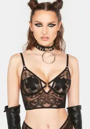 [Thistle and Spire] Ursula Embroidered Bralette