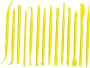 MINAOLULUS 2Sets Fondant Sculpting Tools Plastic Cake Carving Pens for DIY Cake Decorating Easy to Clean Safe for Beginners for Clay Modeling and Crafting at Home