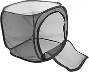Breathable Observation Cage for Insects Plant Habitat with Fine Mesh for Caterpillar Breeding and Observation Portable Enclosure