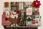 Lumberjack Christmas Custom Mini Book Chipboard Album Kit Scrapbook