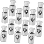NULYLU 12Pcs Nonskid BBQ Skewers Fixing Buckles Durable and Portable Grilling Tool for Securely Holding Meat and Vegetables for Outdoor Barbecue Accessories
