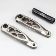 MTB Bicycle Crankset Hollow Bike Crank 165mm 170mm 175mm with Bottom Bracket